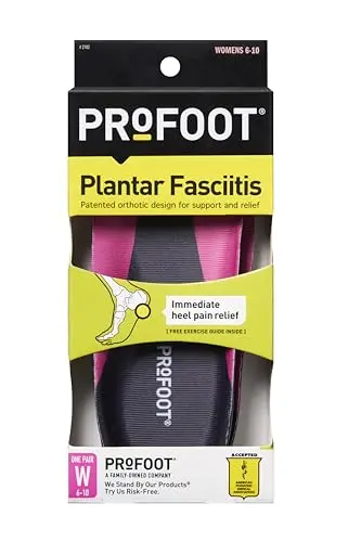 Profoot orthotic insoles for plantar fasciitis and heel pain relief