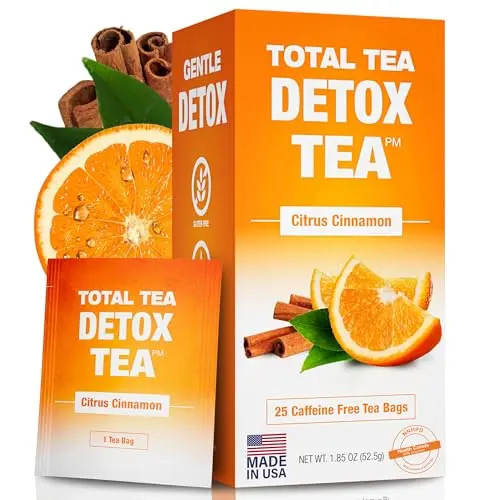 Total Tea Slimming Detox Tea with citrus cinnamon flavor