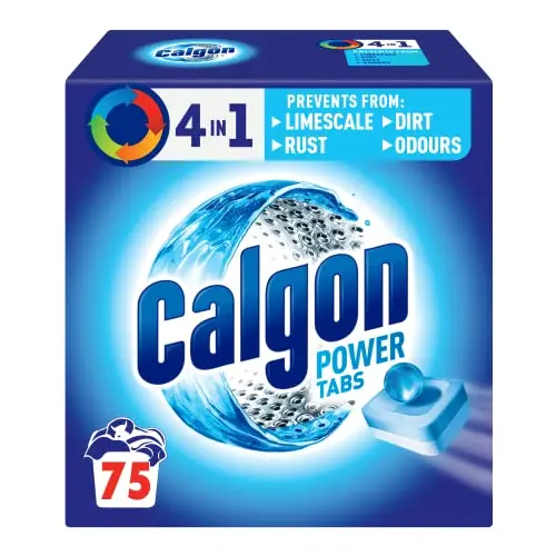 Calgon 4-in-1 washing machine cleaner and water softener tablets