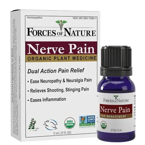 Forces of Nature organic nerve pain management bottle