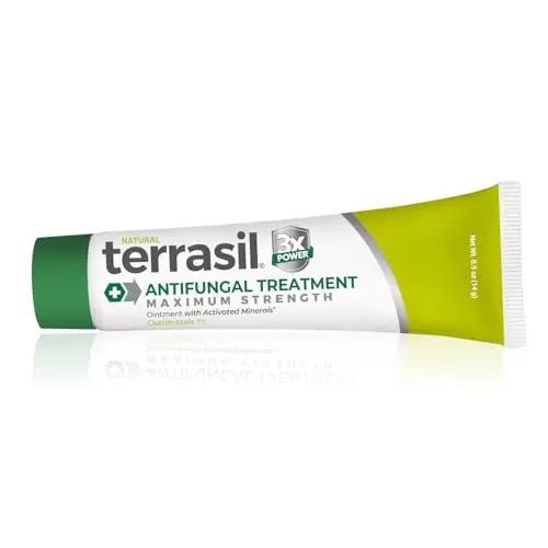 terrasil antifungal cream tube with clotrimazole for ringworm