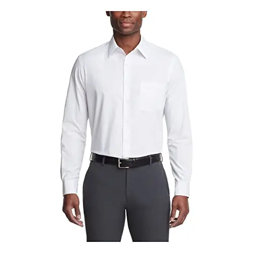 Van Heusen poplin dress shirt in regular fit