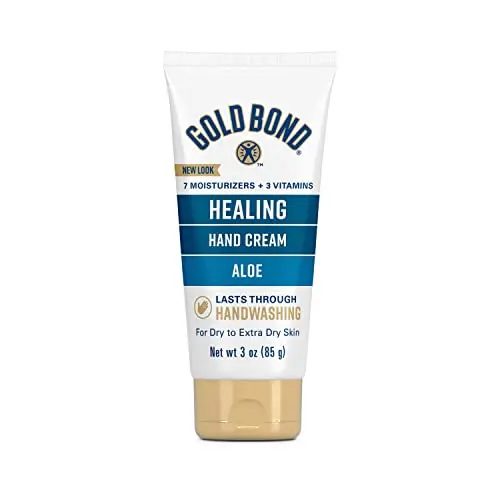 Gold Bond Ultimate Healing Hand Cream tube for dry hands