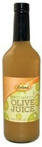 Roland Foods Olive Juice bottle for economical martini making