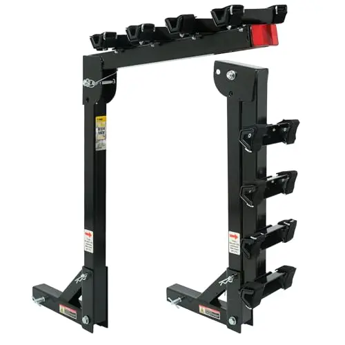MaxxHaul 4-bike hitch mount rack on an SUV