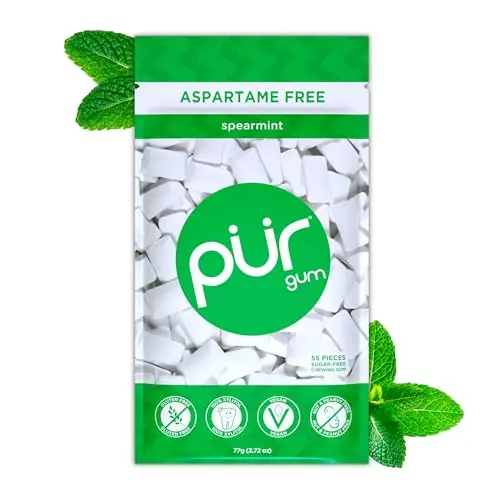 PUR aspartame-free chewing gum with xylitol