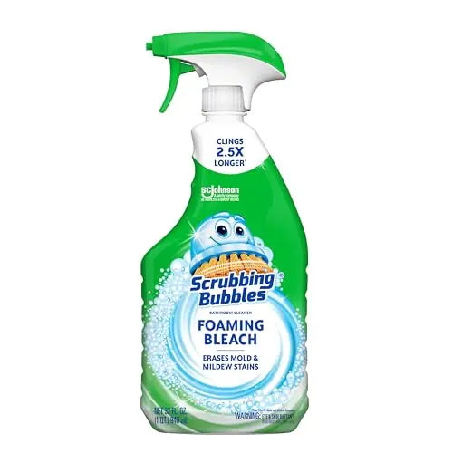 Scrubbing Bubbles Foaming Bleach Bathroom Cleaner spray bottle