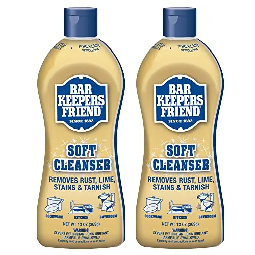 Bar Keepers Friend soft cleanser liquid bottle for sink stains