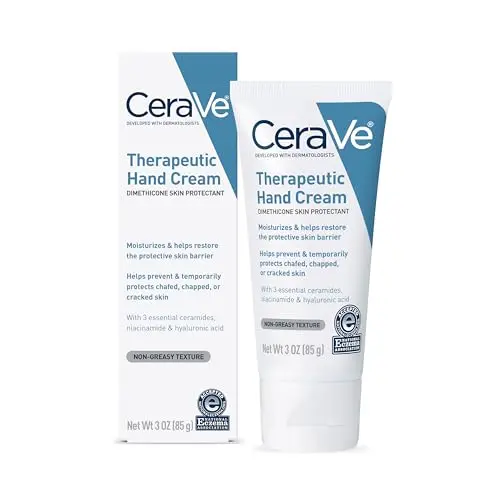 CeraVe Therapeutic Hand Cream with hyaluronic acid for dry hands