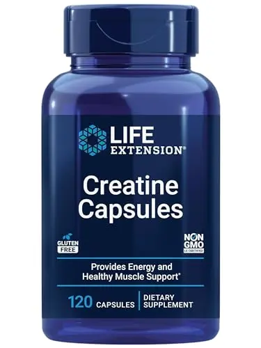 Life Extension creatine capsules for women over 40