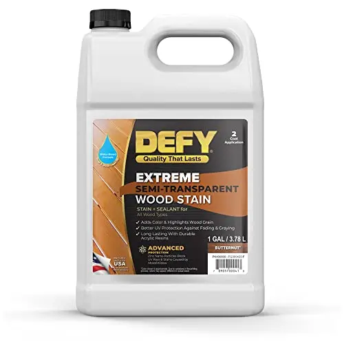 DEFY Extreme wood stain in butternut color