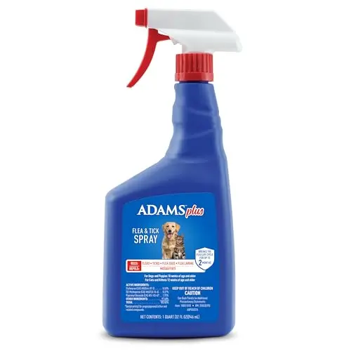 Adams Plus flea and tick spray for pets and home