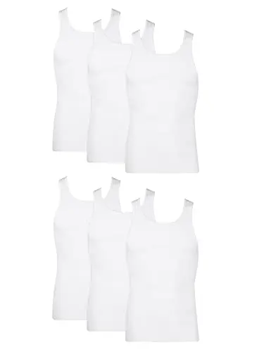 Hanes men's cotton tank undershirts multipack