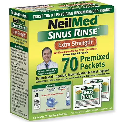 NeilMed Sinus Rinse Extra Strength packets