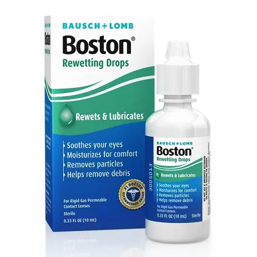 Boston Rewetting Drops for rigid gas permeable lenses