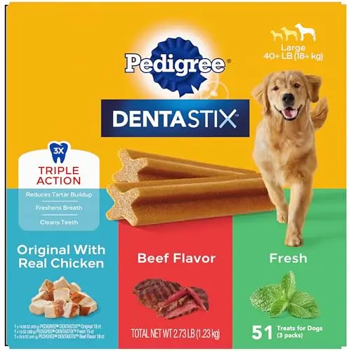 Pedigree Dentastix dental treats for large dogs