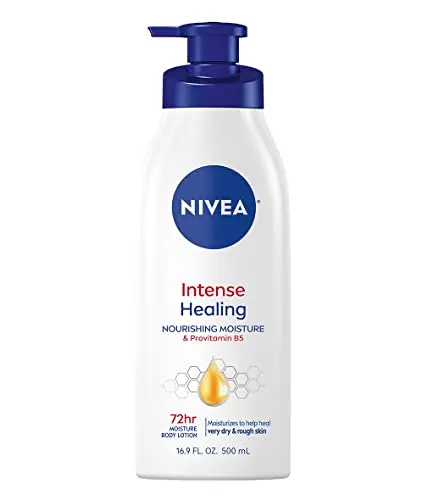 NIVEA Intense Healing Body Lotion pump bottle