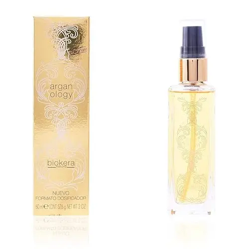 SALERM Biokera Arganology hair serum bottle