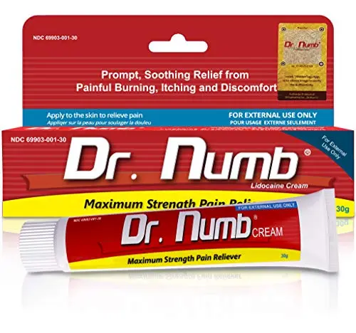 Dr. Numb 5% lidocaine numbing cream product image