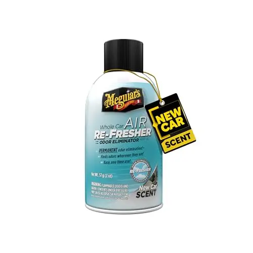 Meguiar's car air refresher spray for odor elimination