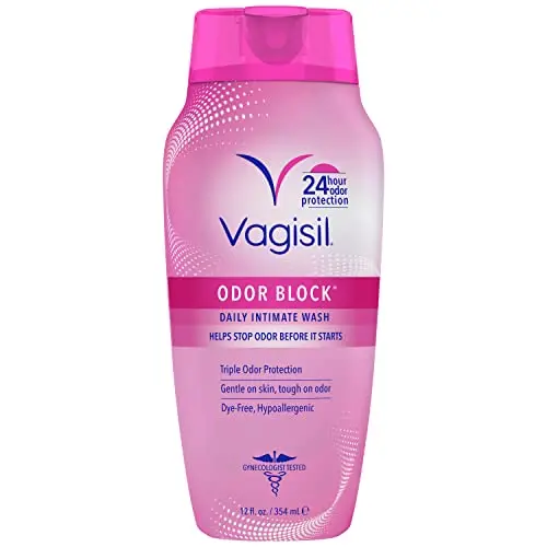 Vagisil Odor Block feminine wash bottle