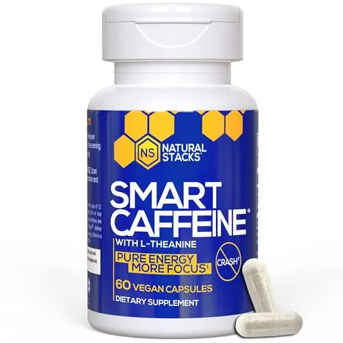 Natural Stacks Smart Caffeine Pills supplement bottle