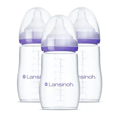 Lansinoh anti-colic baby bottles with NaturalWave nipple