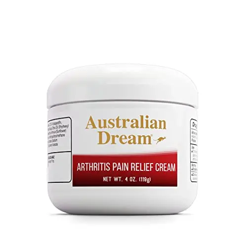 Australian Dream arthritis pain relief cream jar for knees