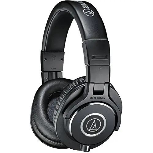 Audio-Technica ATH-M40x professional studio monitor headphones in black