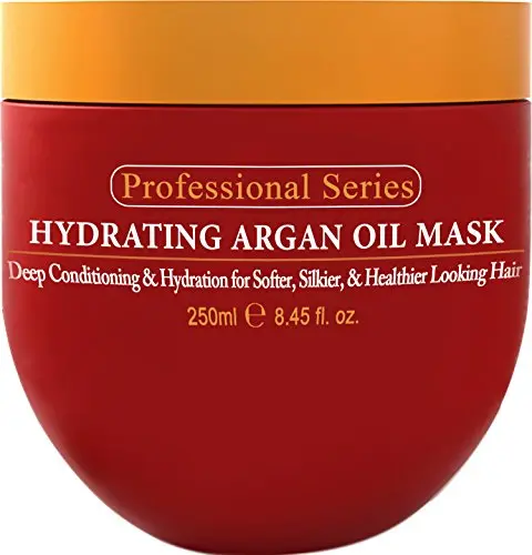 Arvazallia Hydrating Argan Oil Hair Mask and Deep Conditioner jar
