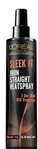 L'ORÉAL PARIS Advanced Hairstyle Sleek It Heat Spray bottle