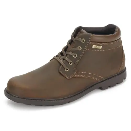 Rockport Storm Surge waterproof chukka boot in tan color