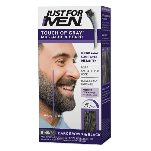 Just For Men Touch of Gray beard coloring kit
