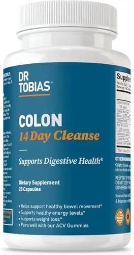 Dr. Tobias colon 14 day cleanse capsules bottle