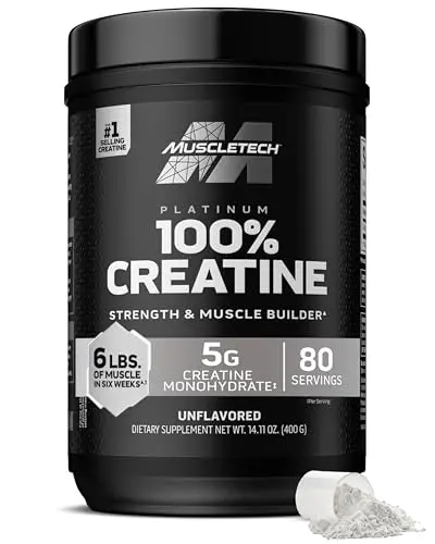 MuscleTech Creatine Monohydrate Powder unflavored