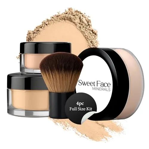 Sweet Face Minerals mineral makeup kit with brush