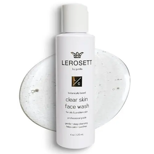 LEROSETT Clear Skin Face Wash bottle