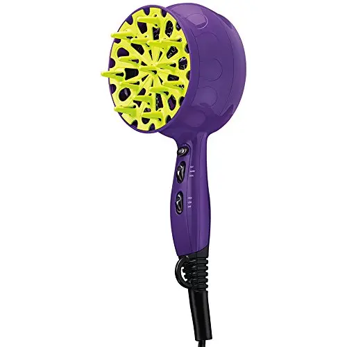 Bed Head Curls-in-Check hair dryer with purple diffuser