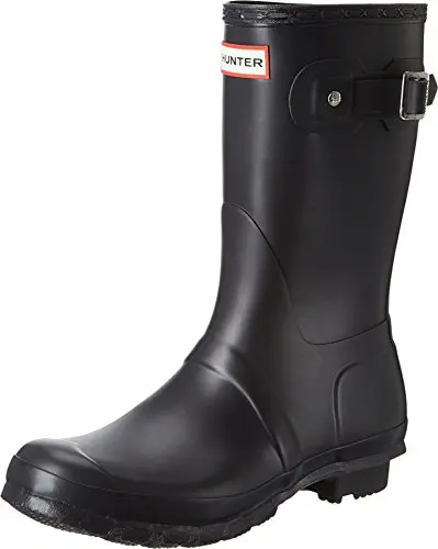 Hunter Women's Original Short Rain Boot in Black