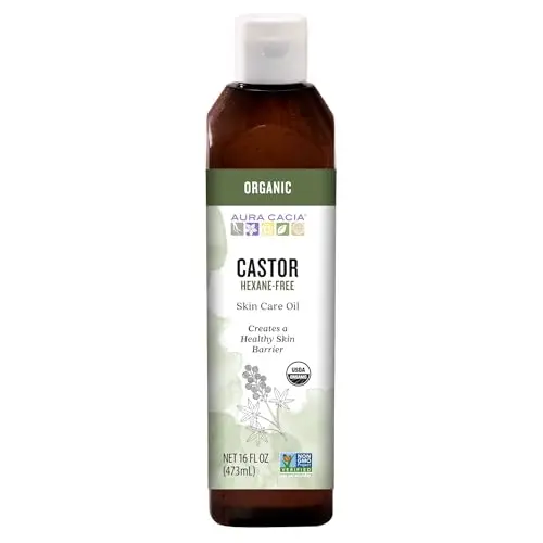 Aura Cacia Organic Castor Oil skin care oil