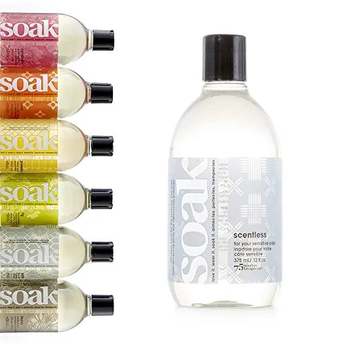 Soak Wash scentless laundry detergent for delicates