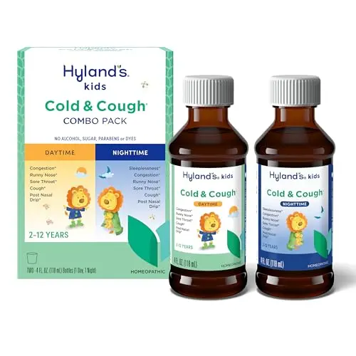 Hyland's Kids Cold and Cough day and night natural medicine pack