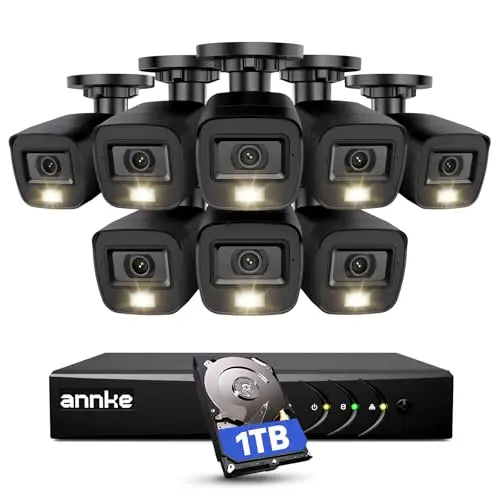 ANNKE wired security camera system with DVR
