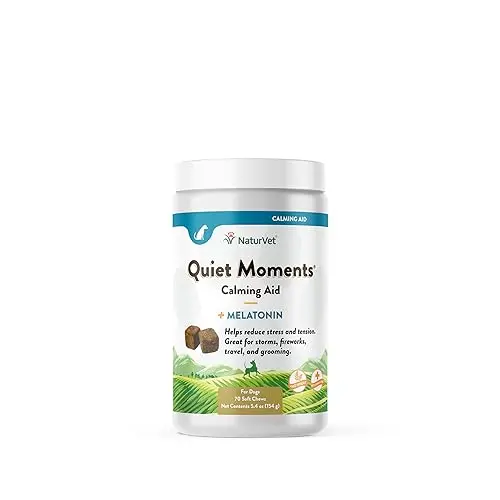 NaturVet Quiet Moments Calming Aid for dogs melatonin