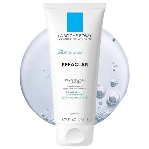La Roche-Posay Effaclar Medicated Gel Cleanser with salicylic acid