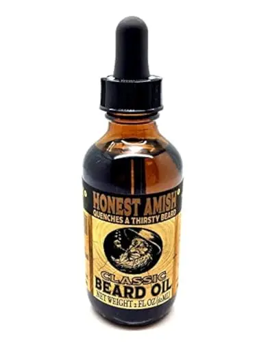 Honest Amish Classic Beard Oil bottle