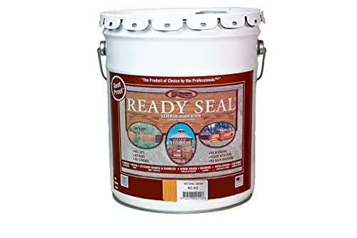 Ready Seal Natural Cedar exterior wood stain and sealer in 5-gallon pail