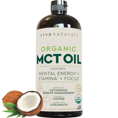 Viva Naturals Organic MCT Oil bottle