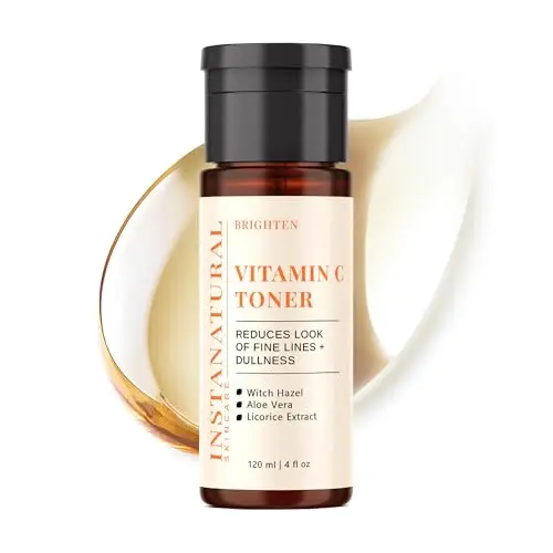 InstaNatural Vitamin C Face Toner bottle for brightening