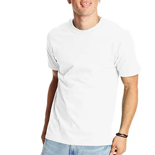 Hanes Beefyt heavyweight white t-shirt